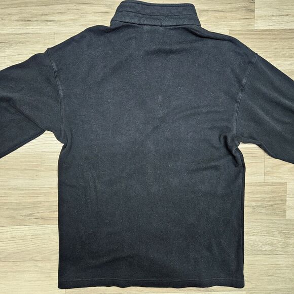 Spyder Mens Black 1/4 Zip Mock Neck Web Shirt Small - Picture 8 of 8